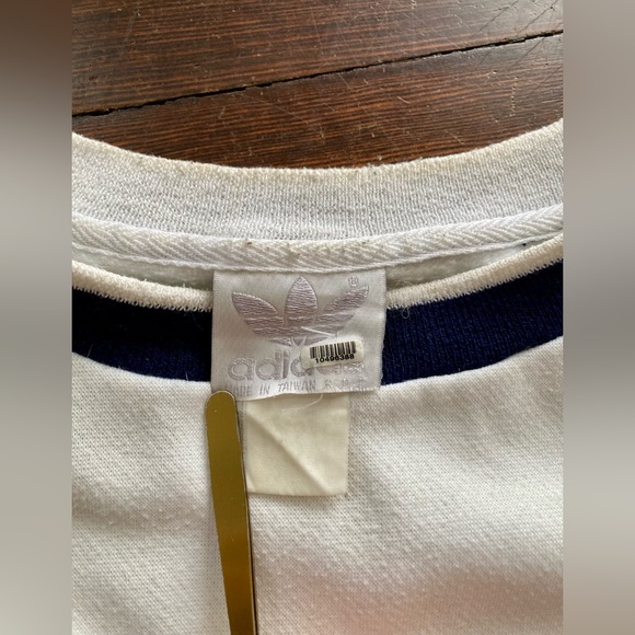 VINTAGE PRE-OWNED 1980’s ADIDAS CREWNECK MULTICOLOR COLOR BLOCK AMAZING CONDISH - Picture 11 of 16